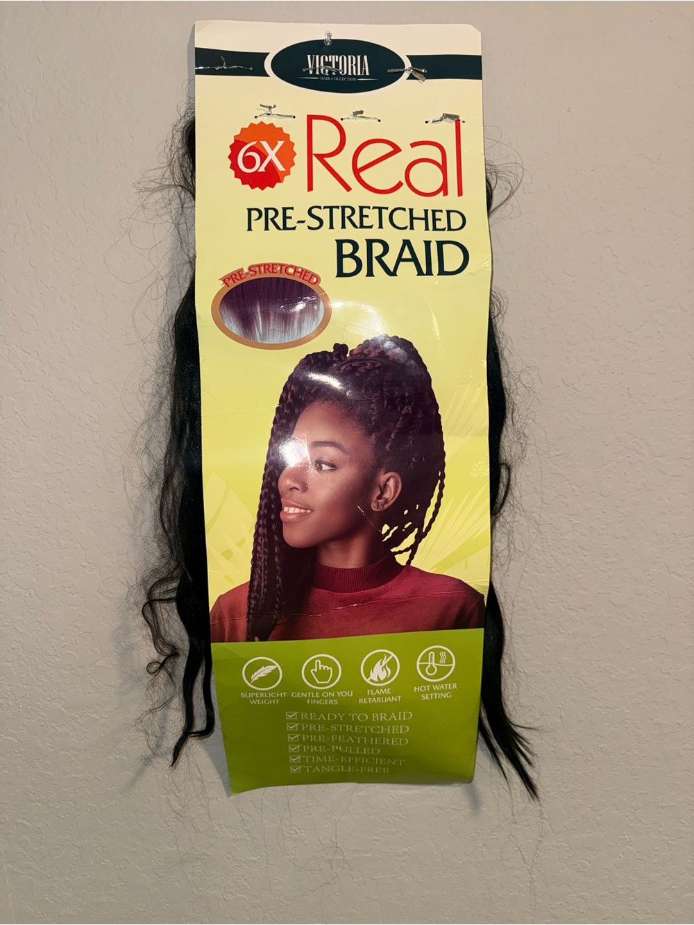 Victoria 6X Real Pre-Stretched Braiding Hair 52”‎ Mega Pack 1B 6X Mega Pack
